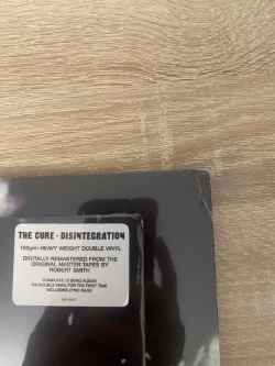 The Cure -  Disintegration winyl ( zagięty róg okładki)