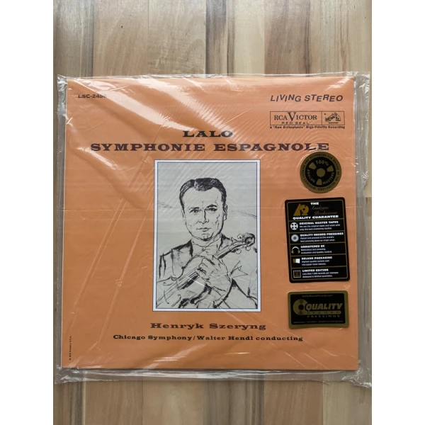 LALO - SYMPNONIE ESPAGNOLE SZERYNG  HENDL ( opis okładki wi