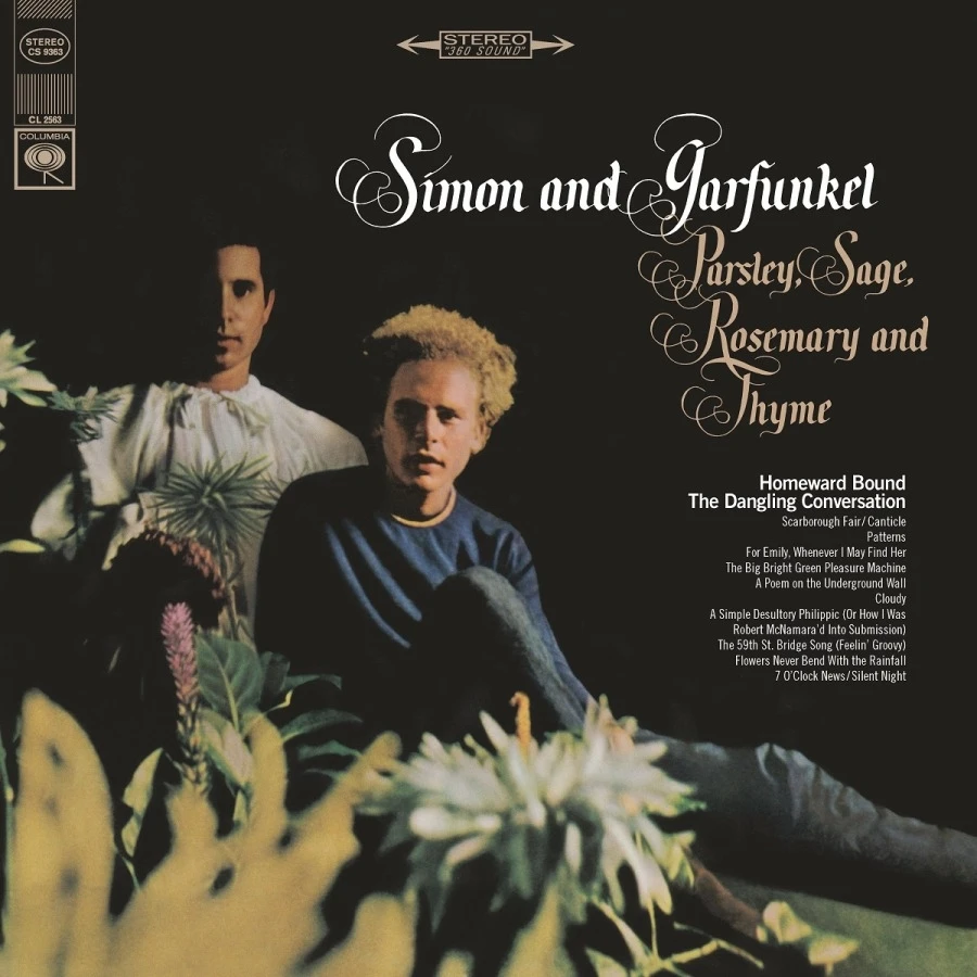 SIMON and  GARFUNKEL - PARSELY, SAGE ROSEMARY AND THYME winy