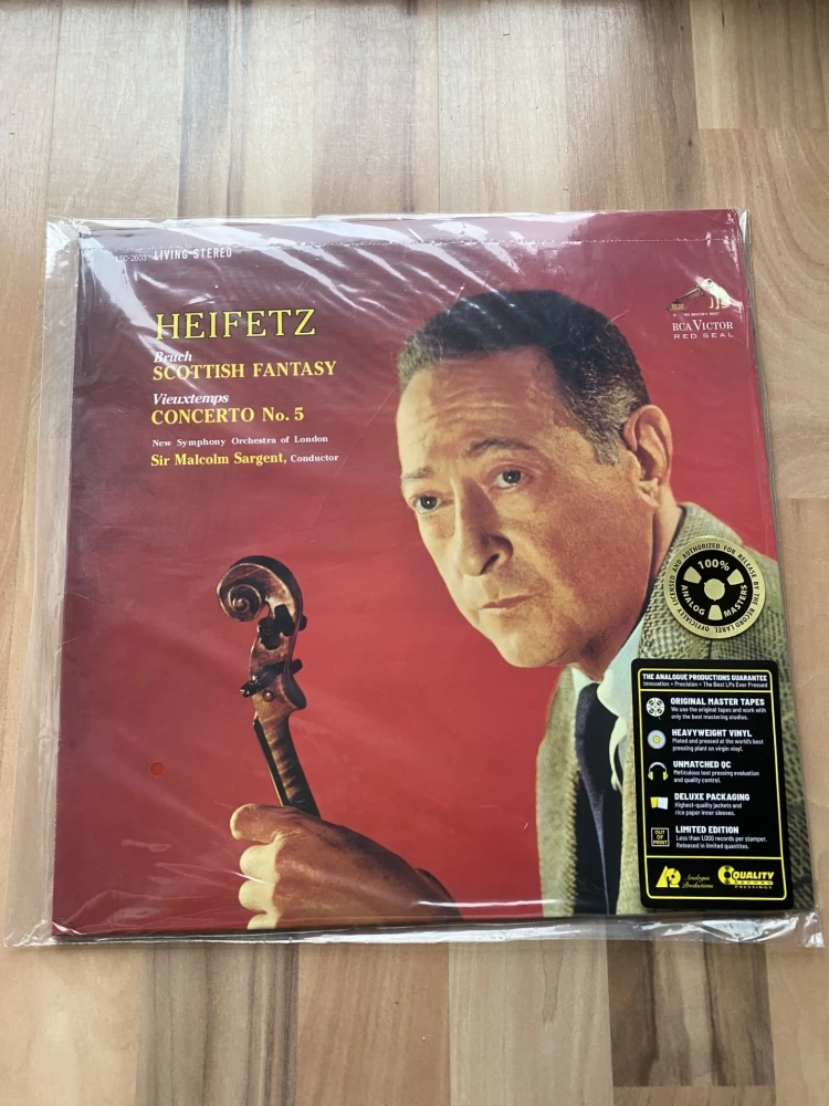 Bruch - Scottish Fantasy/ Vieuxtemps: Concerto 5 winyl ( opi