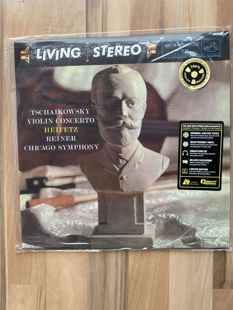 Czajkowski - Violin Concerto/ Heifetz  Fritz Reiner winyl