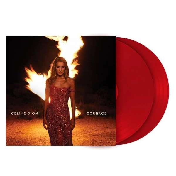 Céline Dion - Courage (Translucent Red Vinyl)