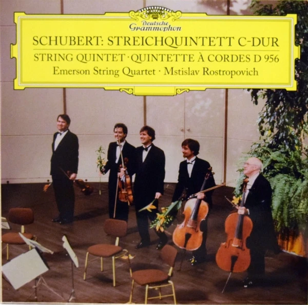 Schubert Emerson String Quartet Mstislav Rostropovich –