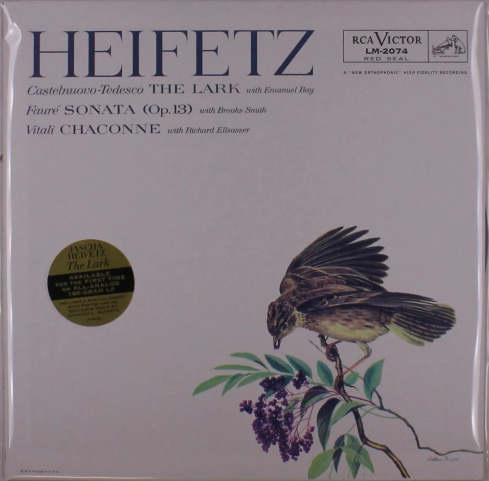 Jascha Heifetz - The Lark  (Mono) winyl