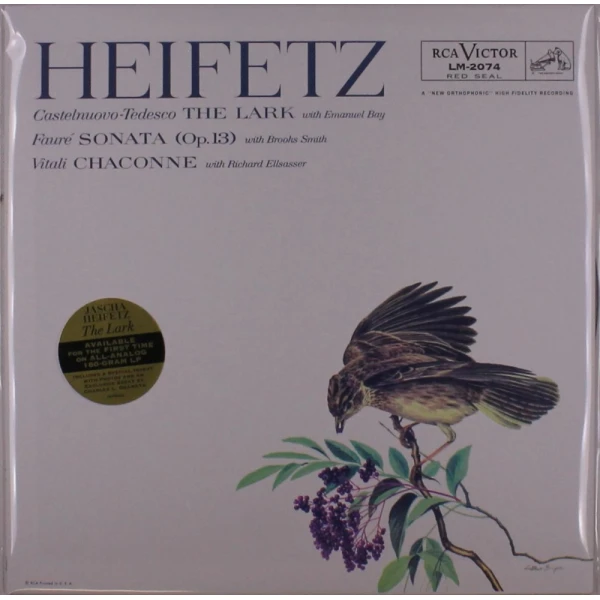 Jascha Heifetz - The Lark  (Mono) winyl