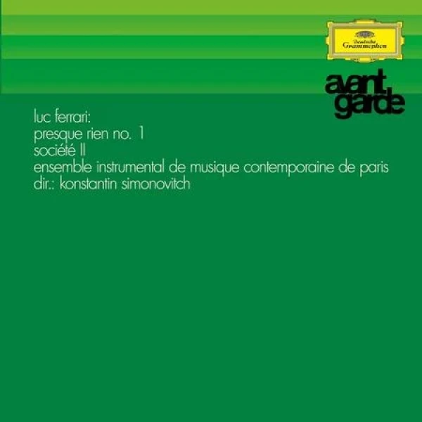 Luc Ferrari - Presque Rien No. 1, Societe II  (Numbered Limi