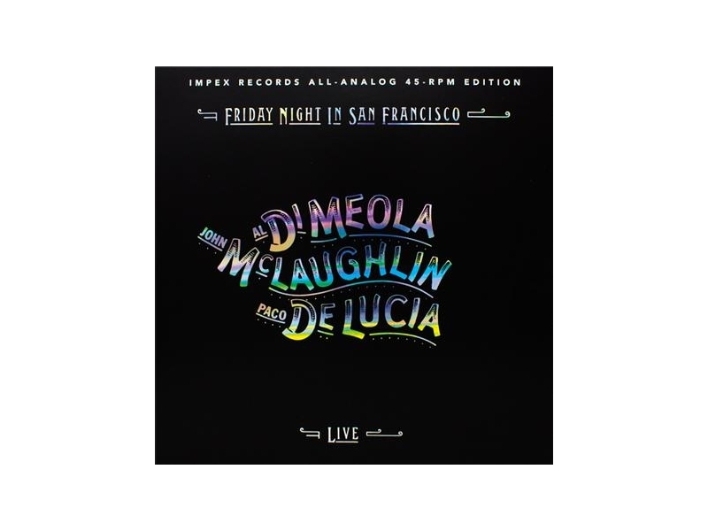 Di Meola, McLaughlin, De Lucia - Friday Night In San Francisco  (Numbered Limited Edition) winyl