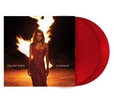 Céline Dion - Courage (Translucent Red Vinyl)