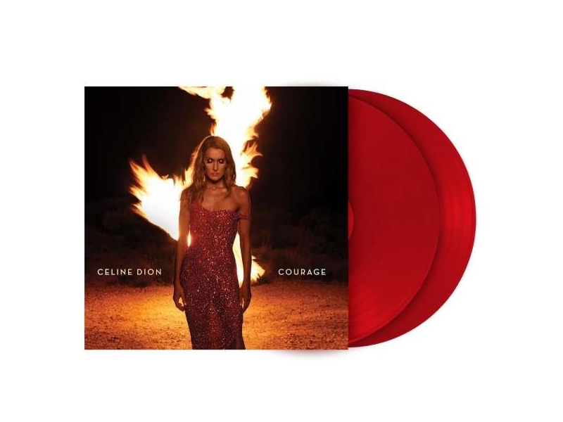 Céline Dion - Courage (Translucent Red Vinyl)