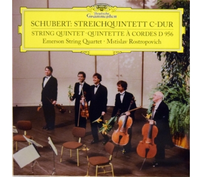 Schubert Emerson String Quartet Mstislav Rostropovich ‎– Streichquintett C-Dur