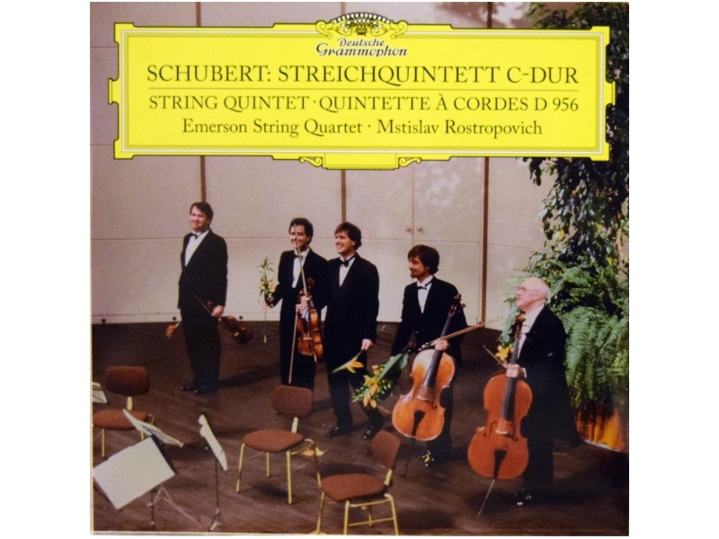 Schubert Emerson String Quartet Mstislav Rostropovich ‎– Streichquintett C-Dur