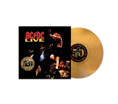 AC/DC - Live (50th Anniversary) (remastered) (180g) (Limited Edition) (Gold Nugget Vinyl) (+ Artwork Print)