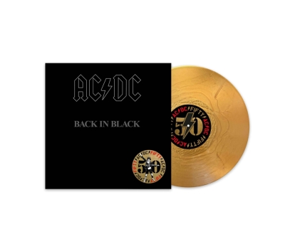 AC/DC - Back In Black (50th Anniversary) (remastered) (180g) (Limited Edition) (Gold Nugget Vinyl) (+ Artwork Print)