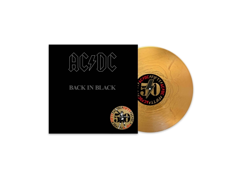 AC/DC - Back In Black (50th Anniversary) (remastered) (180g) (Limited Edition) (Gold Nugget Vinyl) (+ Artwork Print)