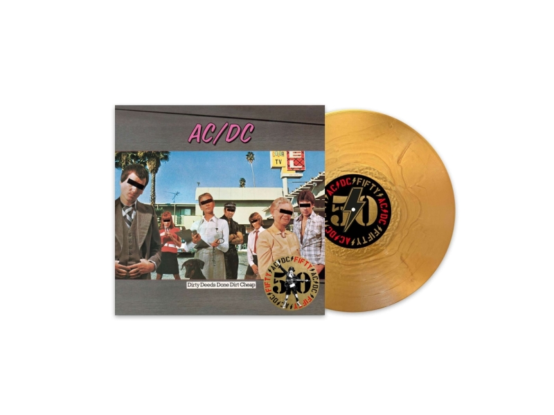 AC/DC -  Dirty Deeds Done Dirt Cheap (50th Anniversary) (remastered) (180g) (Limited Edition) (Gold Nugget Vinyl) (+ Artwork Print)