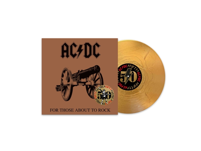 AC/DC - For Those About To Rock We Salute You (50th Anniversary) (180g) (Limited Edition) (Gold Nugget Vinyl) (+ Artwork Print)