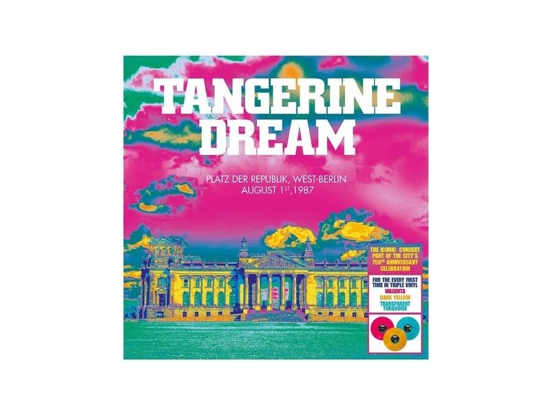 Tangerine Dream - Platz Der Republik, West-Berlin August 1st  (Limited Deluxe Anniversary Edition 3LP Colored Vinyl) winyl