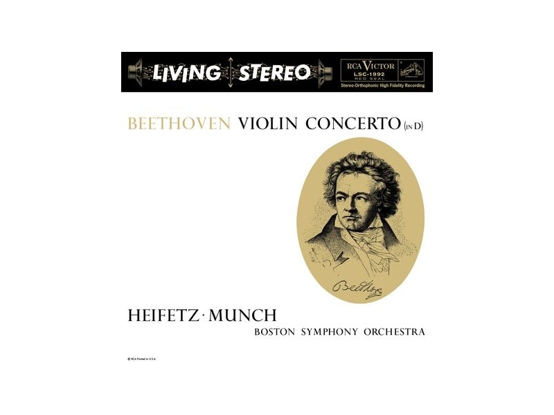Beethoven - Jascha Heifetz, Charles Munch, & Boston Symphony Orchestra  Violin Concerto (in D)