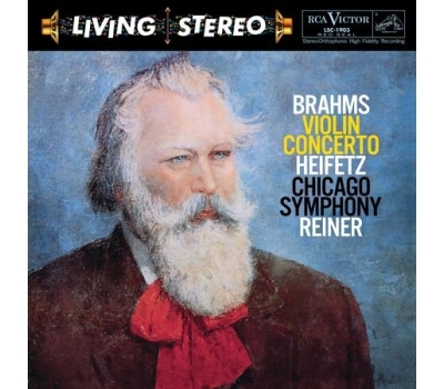 Brahms - Violin Concerto/ Jascha Heifetz Fritz Reiner violin 45 RPM winyl